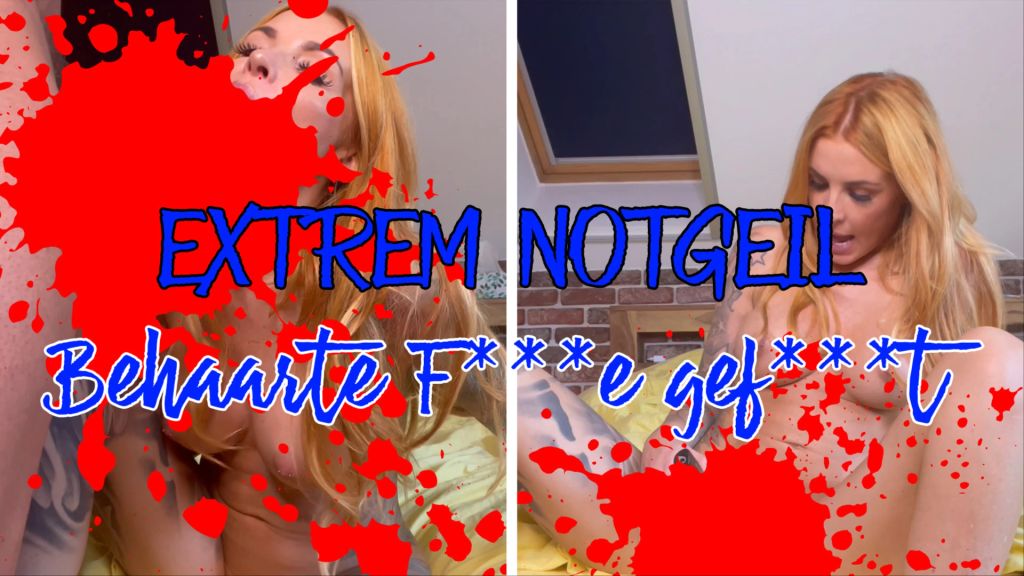LexyRoxx - EXTREM NOTGEIL – Behaarte Fotze gefickt