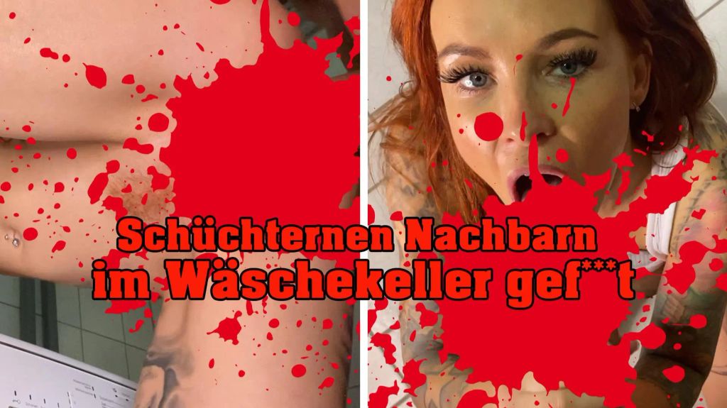 LexyRoxx - Schüchternen Nachbarn im Wäschekeller gefickt